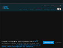 Tablet Screenshot of agentblackhosting.com